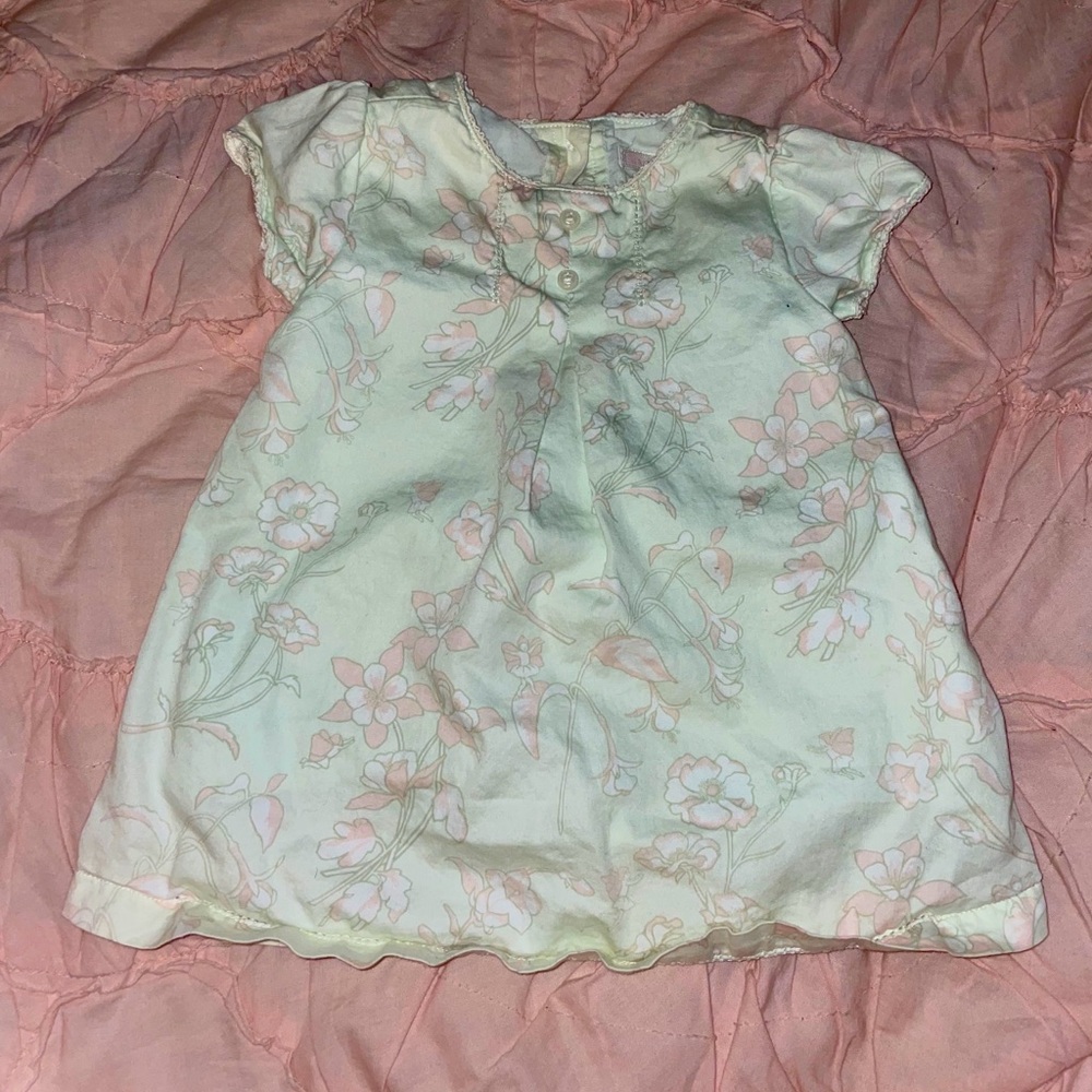 Janie and Jack Floral Dress Size 0-3 months